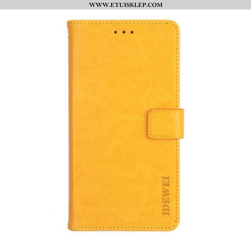 Etui Folio do Xiaomi Redmi Note 10 / 10S Imitacja Skóry Idewei